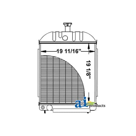 A & I Products LINCOLN WELDER Radiator 33.75" x24" x7.5" A-G10877198H19491